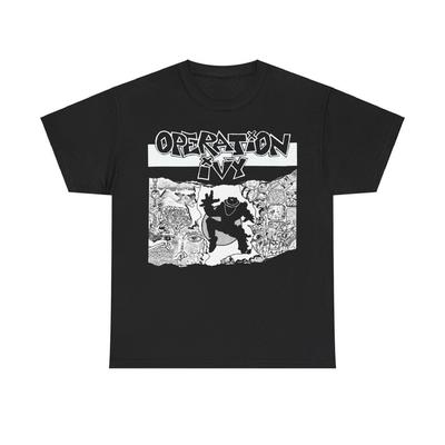 230 Gsm 100% Cotton Operation Ivy T Shirt Energy Tim Armstrong Matt Freeman Rancid Choking Victim The Vandals Nofx Descendents Unisex Heavy Cotton T S