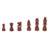 32Pcs Hand Carved Wood Chess Pieces Portable Tournament Chessmen International Chess Figures for Chess Board Game