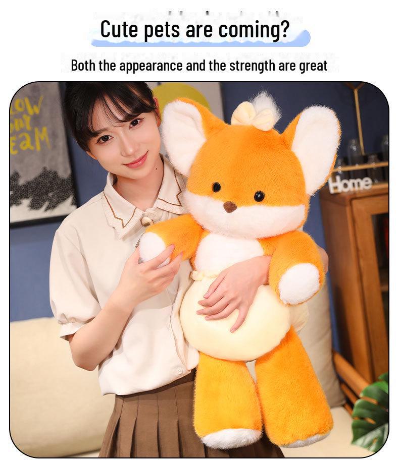 Authentic Benny the Fox Plush Toy - Elephant Comfort Doll & Animal Birthday Gift