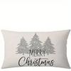 1PCS Christmas Pillowcases: FA LA LA, Merry Christmas, Let It Snow, Joy Designs! Sofa bed cushion cover,home decoration