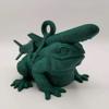 Raketen-Krötenfigur, Gartenrakete, grüner goldener Frosch, Harzstatue, Lenkraketen, Tierskulptur, Innen- und Außenbereich, Hof, Rasendekoration, Ornament