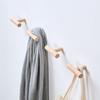Decorative Wooden Practical Wall-mounted Wall Hook Hanger Storage Rack Wood Hook