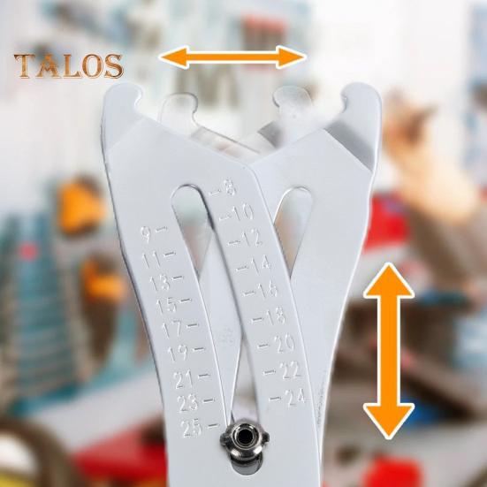 Portable Thread Size Checker Keychain Precision Thread Ruler Precise Nut And Bolt Thread Checker Inch Metric Hexagon Nut Thread Measuring Gauge