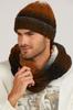 Rosario Men' Winter Hat in Shaded Red Color