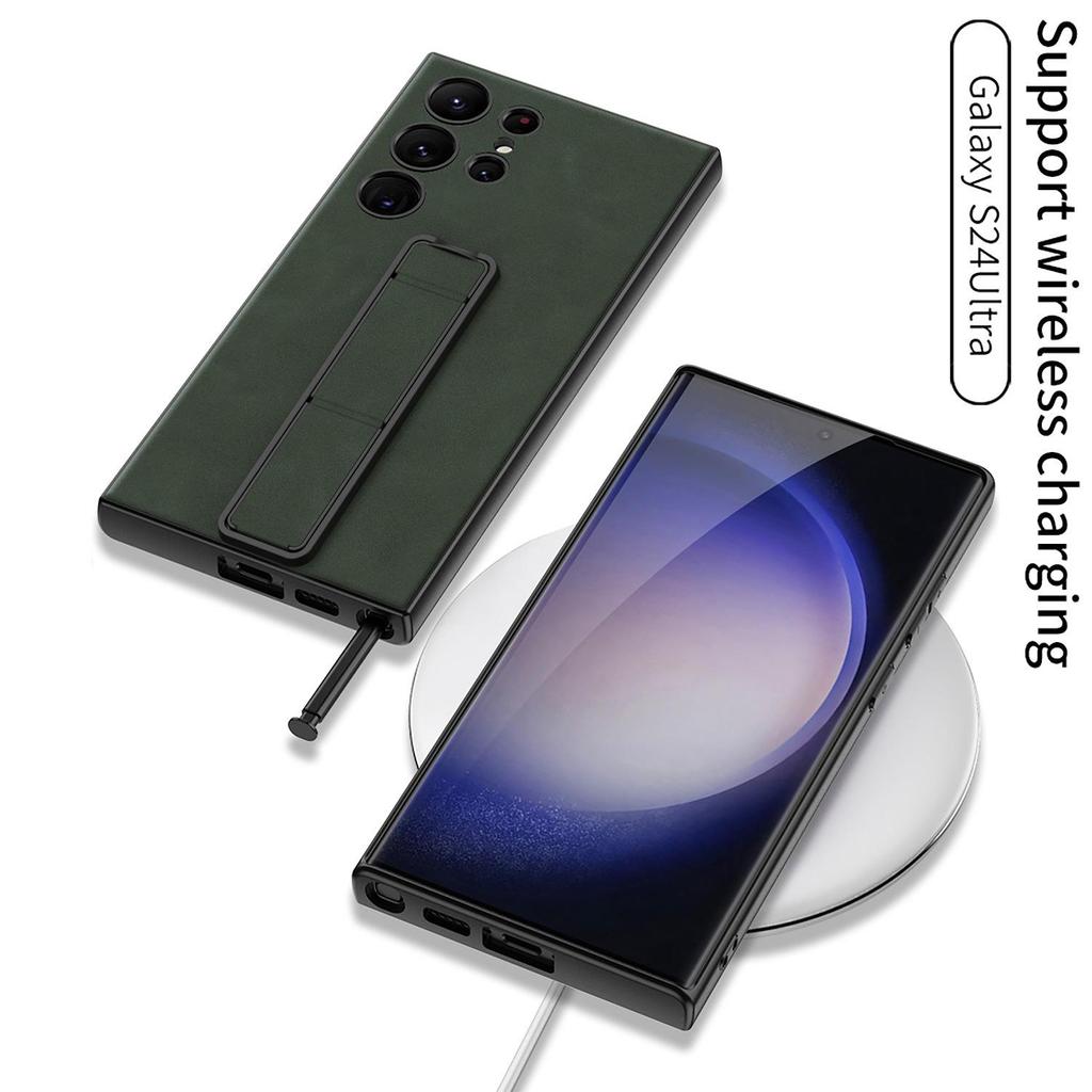 Samsung S24 Ultra Phone Case with Folding Stand - Drop-proof, Compatible with S24/S24 Plus.