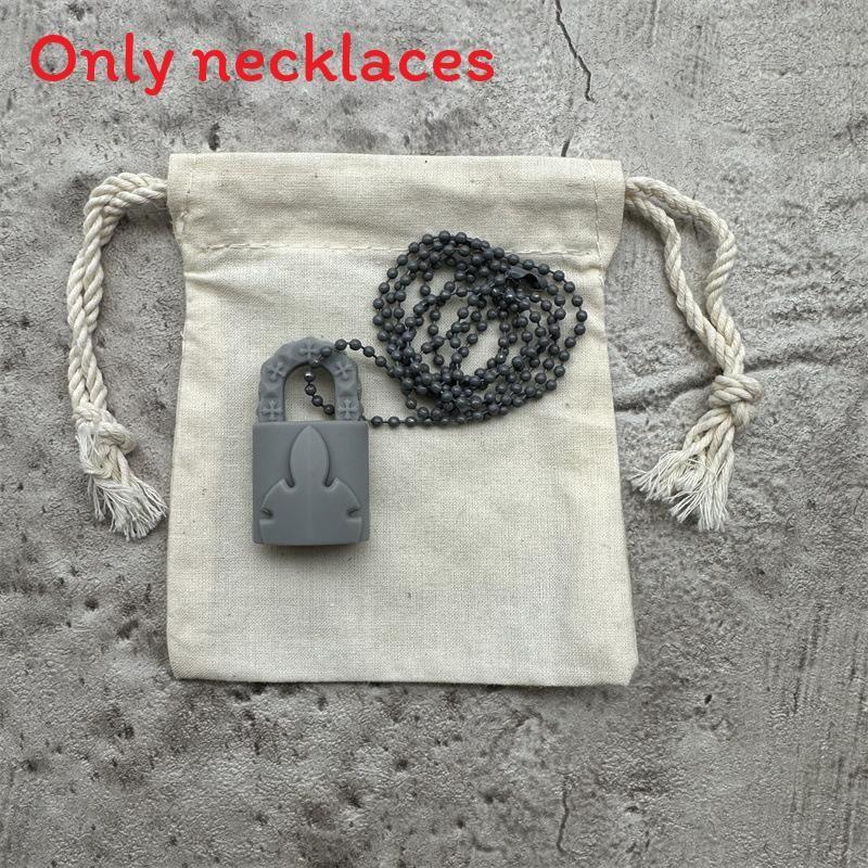 Cross Silicone Gothic Sword Colorful Necklace For Trendy Daily Wear Casual