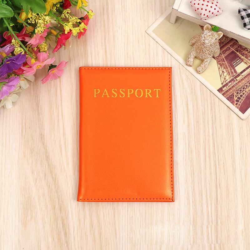 Universal Fashion Passport Holder Pu Leather Travel Id Credit Card Passport Cover Travel Wallet
