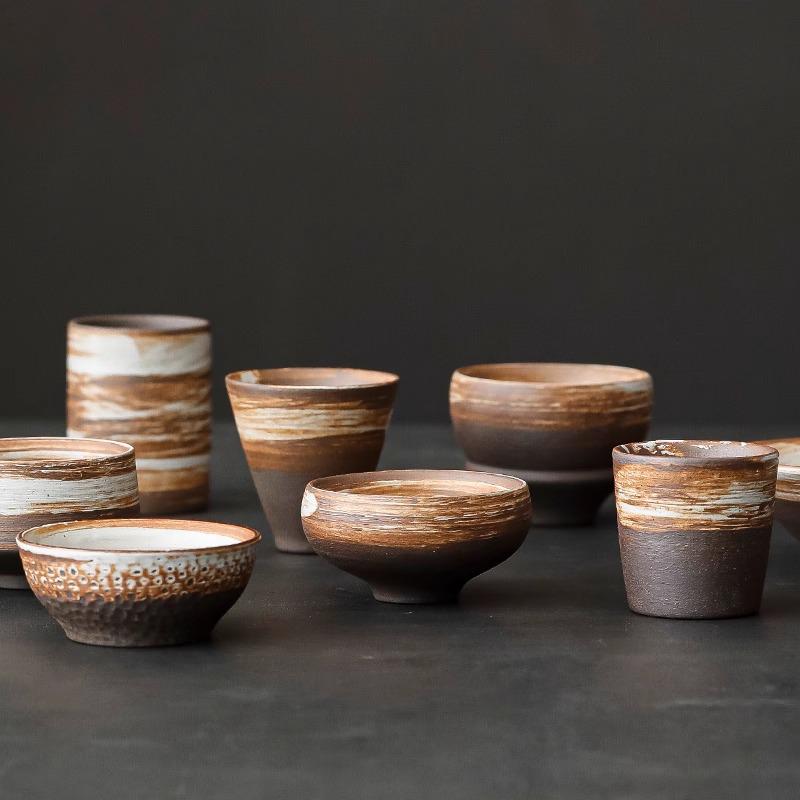 Japanese Ceramic Teacup: Shadow White Tasting Bowl