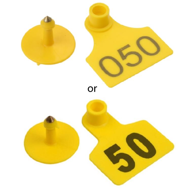 Pig Ear Tags Numbered Ear Tags for Sheep Cows Livestock Ear Tags 001-100