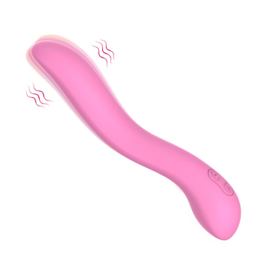 Ylove Women's Powerful G-Point Vibrator Dildo Liquid Silicone Handheld Vagina Stimulator Sex Toy for Woman