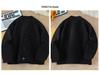 Men's Retro Waffle Knit V-Neck Cardigan Hoodie – Spring/Autumn Heavyweight Loose Casual Jacket.