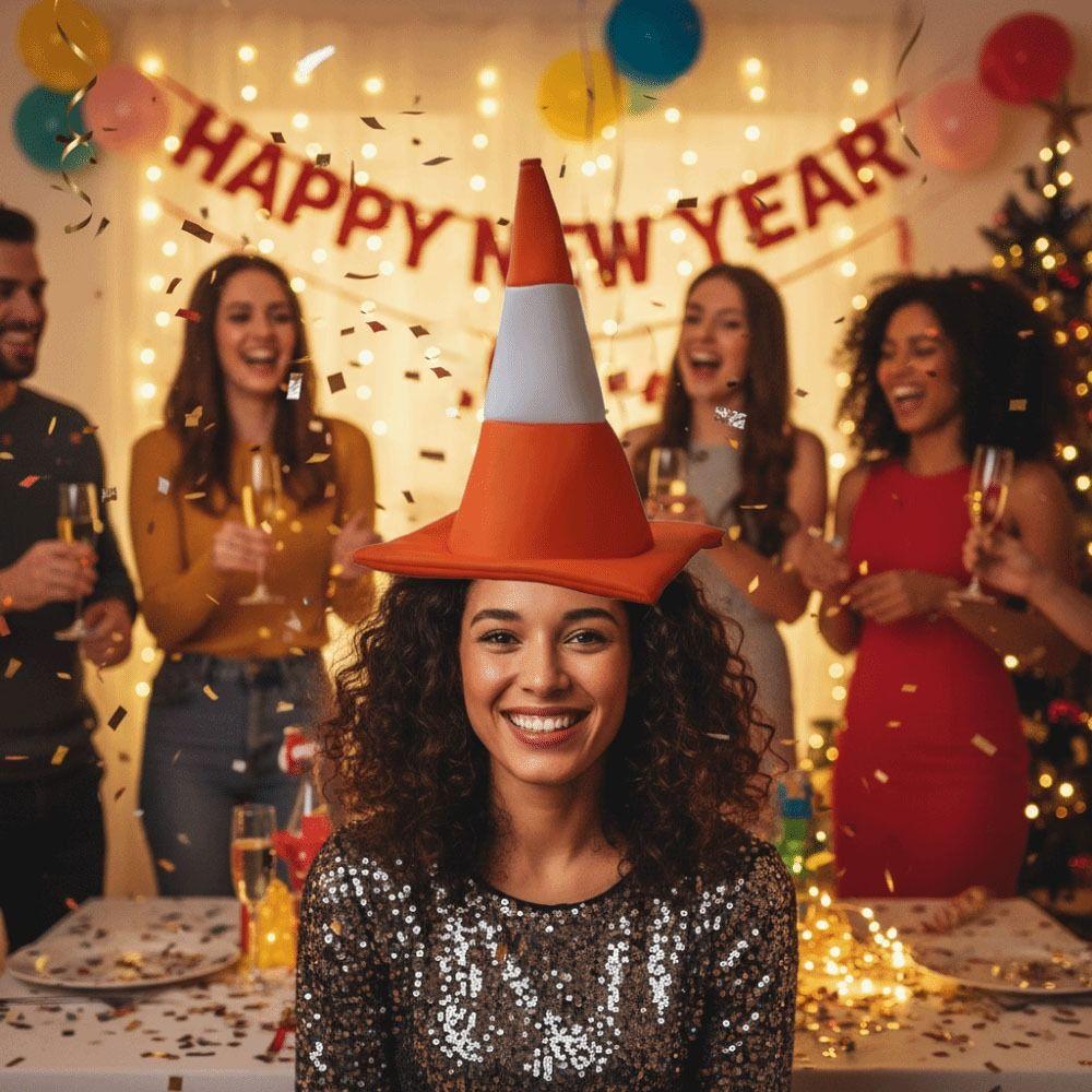 All Age Party Headgear Foldable Halloween Costume Funny Hat Carnival Stage Hat Masquerade Party