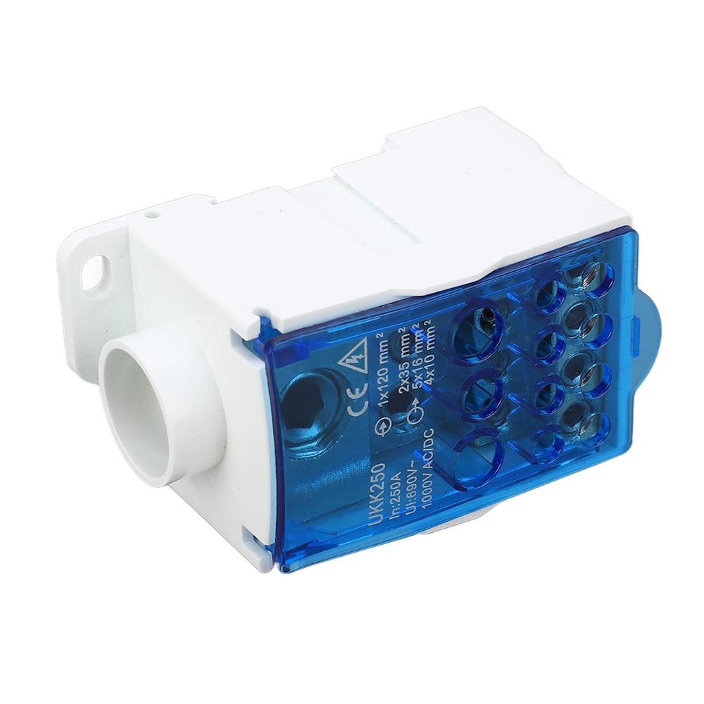 Blue Color Terminal Block Junction Box 690V Junction Box Distribution Box  Splicing Application