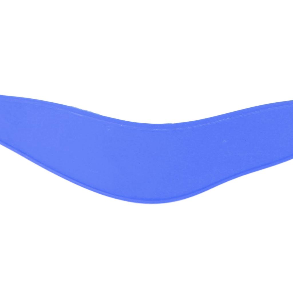 Hair Cutting Guide Curved Soft Silicone Neckline Trimming Template for DIY Home Haircuts Blue