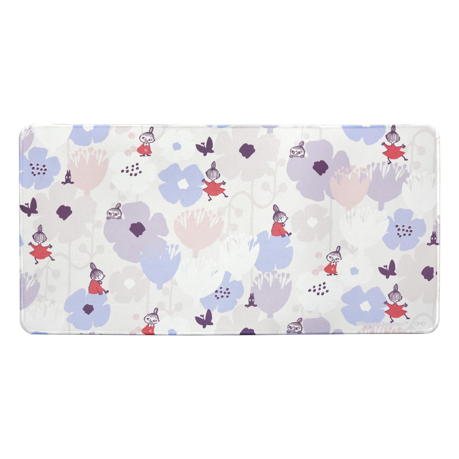 

Gourmandise Moomin Desk Mat Little My and Floral Pattern 1 - - MMN-227B