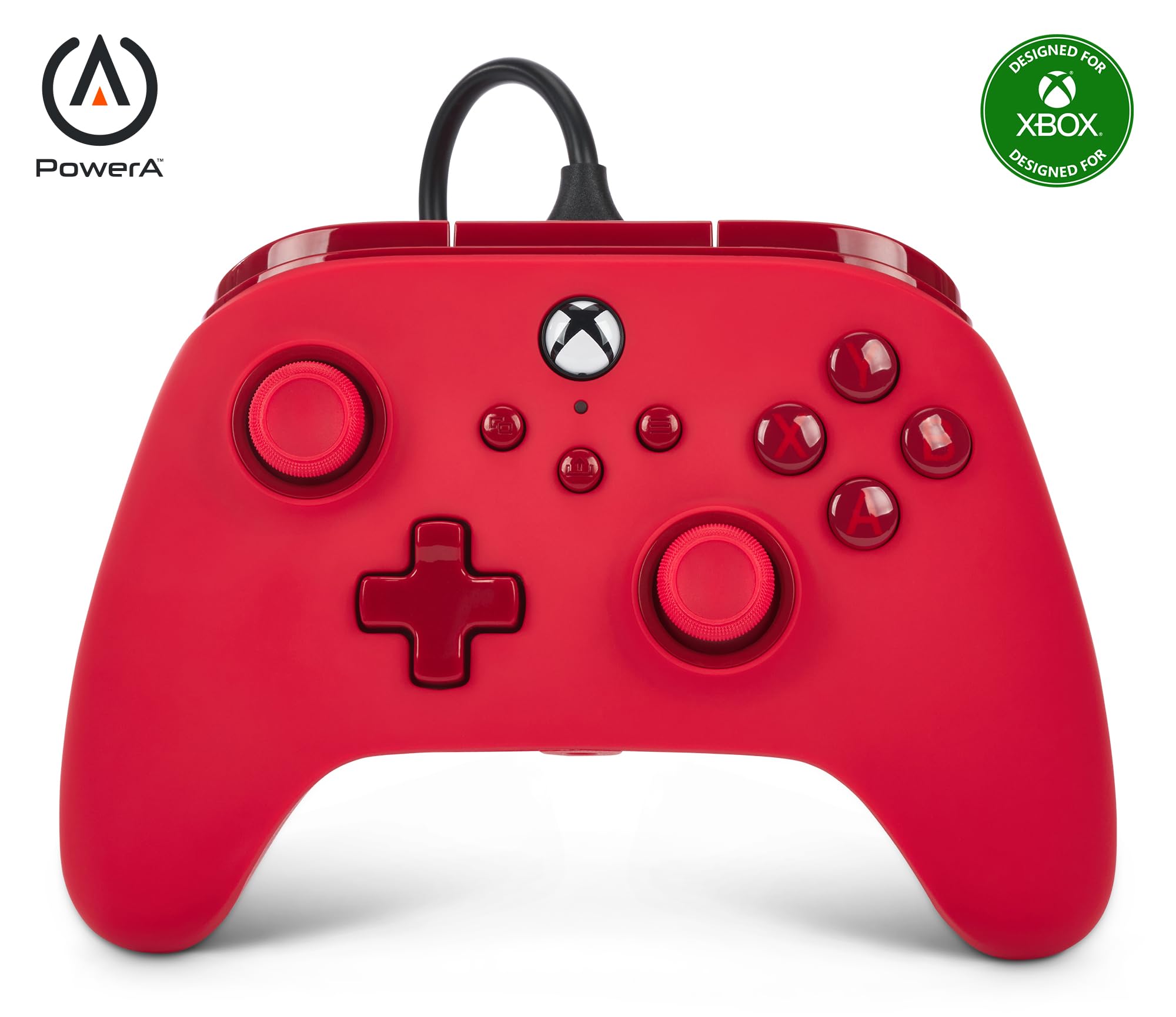 

Year PowerA Advantage Wired Controller for Xbox Series Red Double Vibration Function for Xbox Series PC Windows [2 Warranty] XS - XS 10/11 (Official