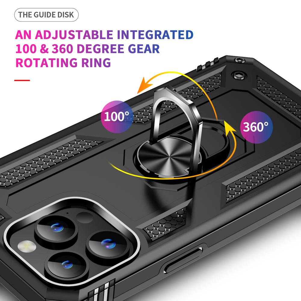 Heavy Duty Protective Case for iPhone 17 16 15 14 13 12 11 Pro Max Mini 16e 17e  8 7 Plus SE 2020 2022 X XS XR Air 360°Rotatable