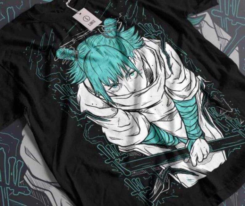 Anime Jujutsu Kaisen Kashimo Hajime Black T Shirt S