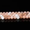 Jinde Jewelry Natural Mixed Moonstone & Sunstone Beads Bracelet - Round DIY Jewelry Accessories