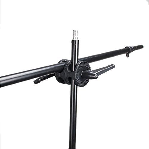 Multi Functional Dual Head Grip Swivel Clamp Head Holder Bracket Mounting Adapter Compatible for Light Stand,Extension Boom Arm and Photography Studio