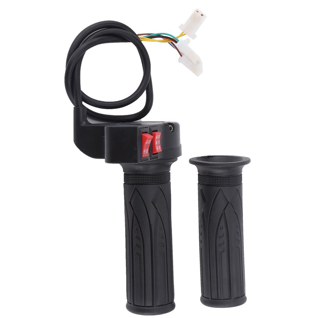 1pár 3-rychlostních plynových rukojetí pro elektrokola s převodem vpřed a vzad