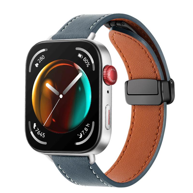 Cinturino in Pelle PU per Huawei watch Fit 3 Bracciale di Ricambio Cinturino Sportivo per Huawei Fit3 WatchBand Accessori per Braccialetto