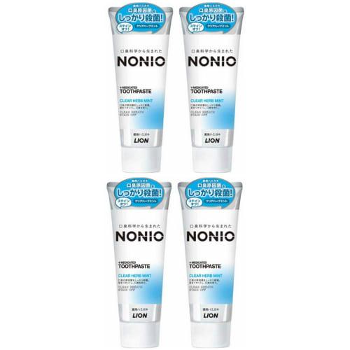 

[Оптовая покупка] Зубная паста NONIO Clear Herb Mint 130 г () х 4