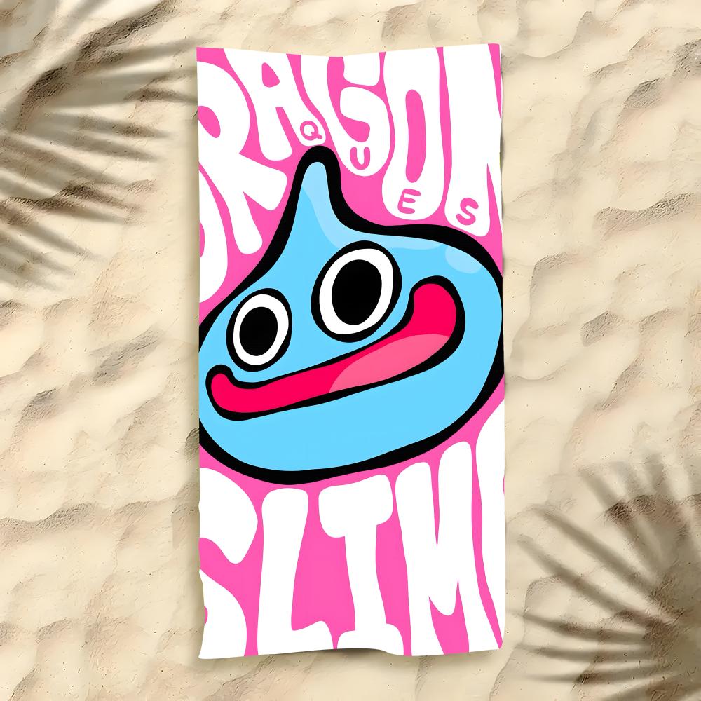 Game Slime Dragon Quest Towel Towel Soft Pool Gift For Travel Gym Shower Cool Camping Quick Dry Sports  Large Beach Towel
