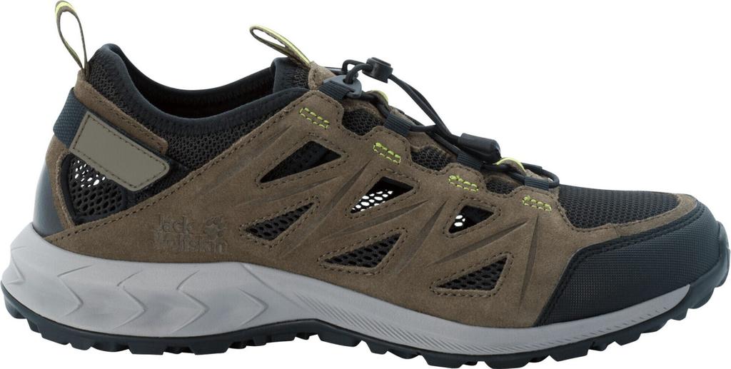 Hiking Shoes Jack Wolfskin Woodland 2 Hybrid Low M Khaki/lime