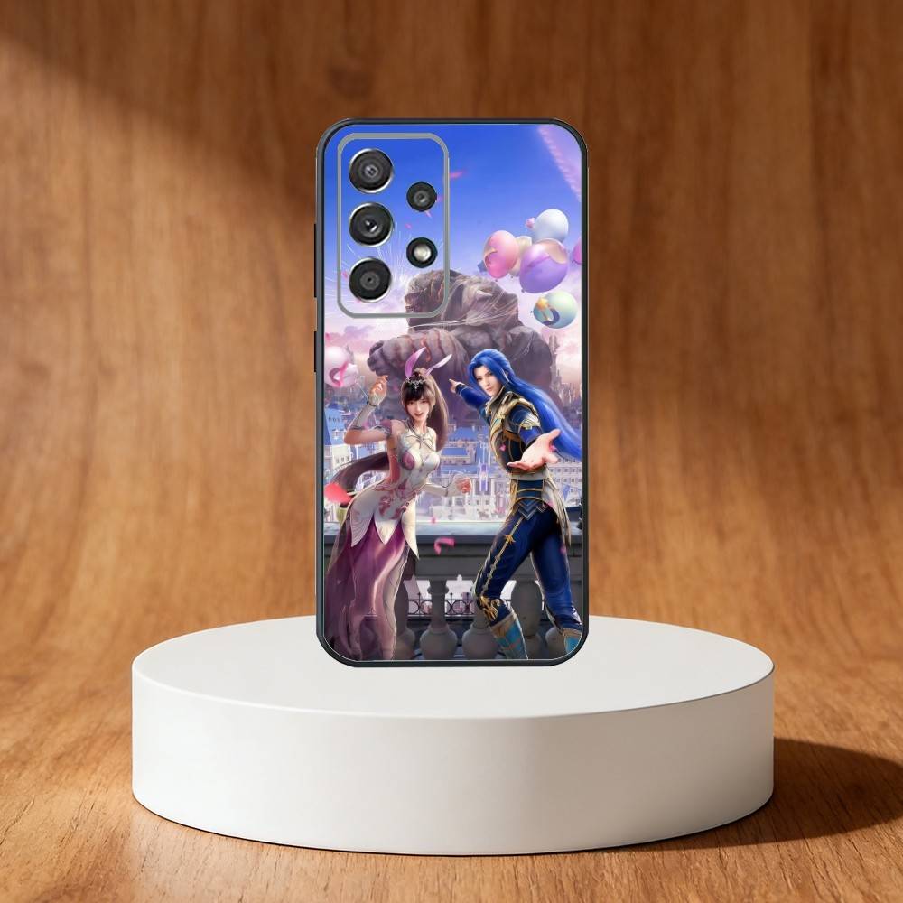 Soul Land Phone Case For Samsung S25,S24,S21,S22,S23,S30,Ultra,S20,Plus,Fe,Note,10,9,5G Black Cover