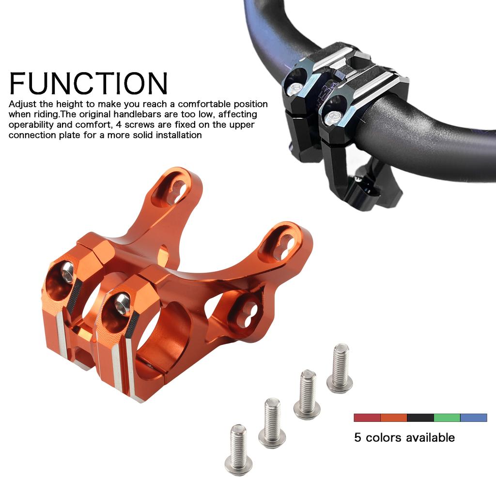 Motorrad Riser Frontlenkerhalterung CNC Aluminium für Surron Light Bee X Modifizierte Teile Pit Dirt Bike Motocross Zubehör