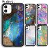 Krajews Opal Agate Marble Stone Skin Phone Case Cover For iPhone 17 Air 16 15 14 Plus 11 12 Pro Max Coque Fundas