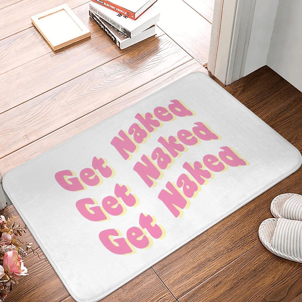 Get Naked Doormat Non-Slip Kitchen Bath Mat Bedroom Balcony Floor Door Entrance Carpet Rug