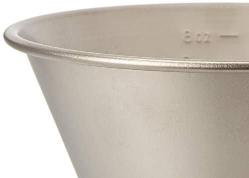 Snow Peak Titanium Sierra Cup E-104, Titanium Measuring Cup with Graduated Measuring Cup, Lightweight, for Cooking, Outdoors, and Camping (3 Cups)