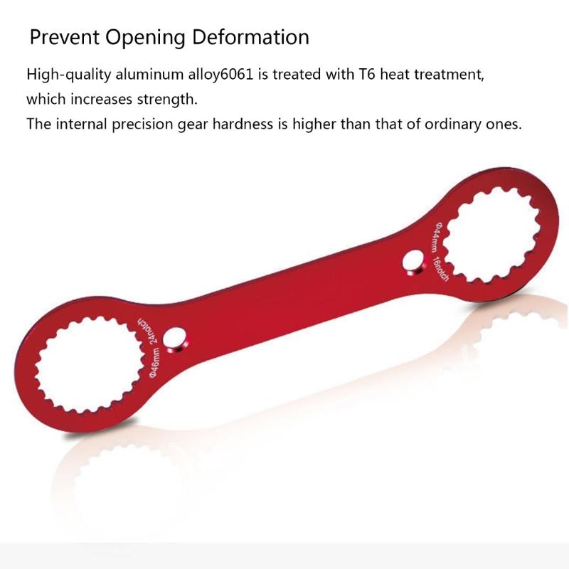 Durability Multipurpose Bike Bottom Brackets Wrenches Compacts Bike Repair Tool for Professional Maintenance