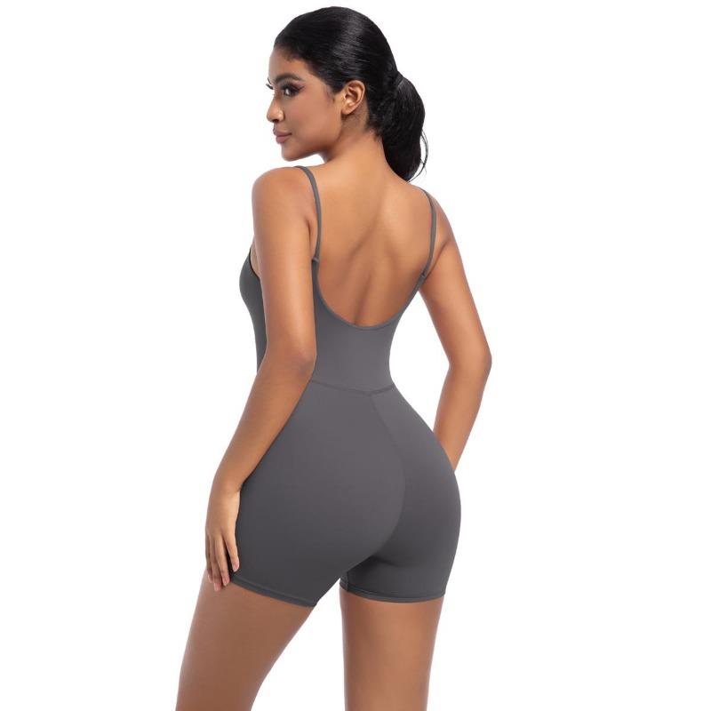 Sexy Push Up Yoga Bodysuit Fitness Gym Jumpsuit High Waist Seamless Rompers