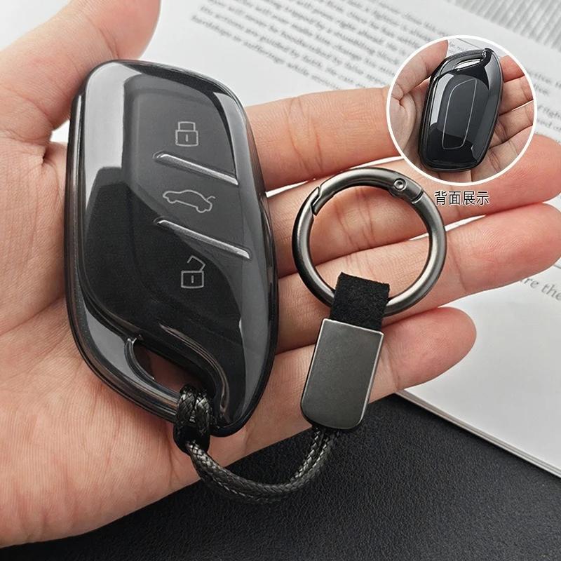 Transparent Car Key Fob Cover TPU Protector Case for MG 4 2023 Mg4 Ev MG HS GT ZS EV ZX MG5 MG6 Roewe RX3 RX5 RX8 ERX5 I6 I5