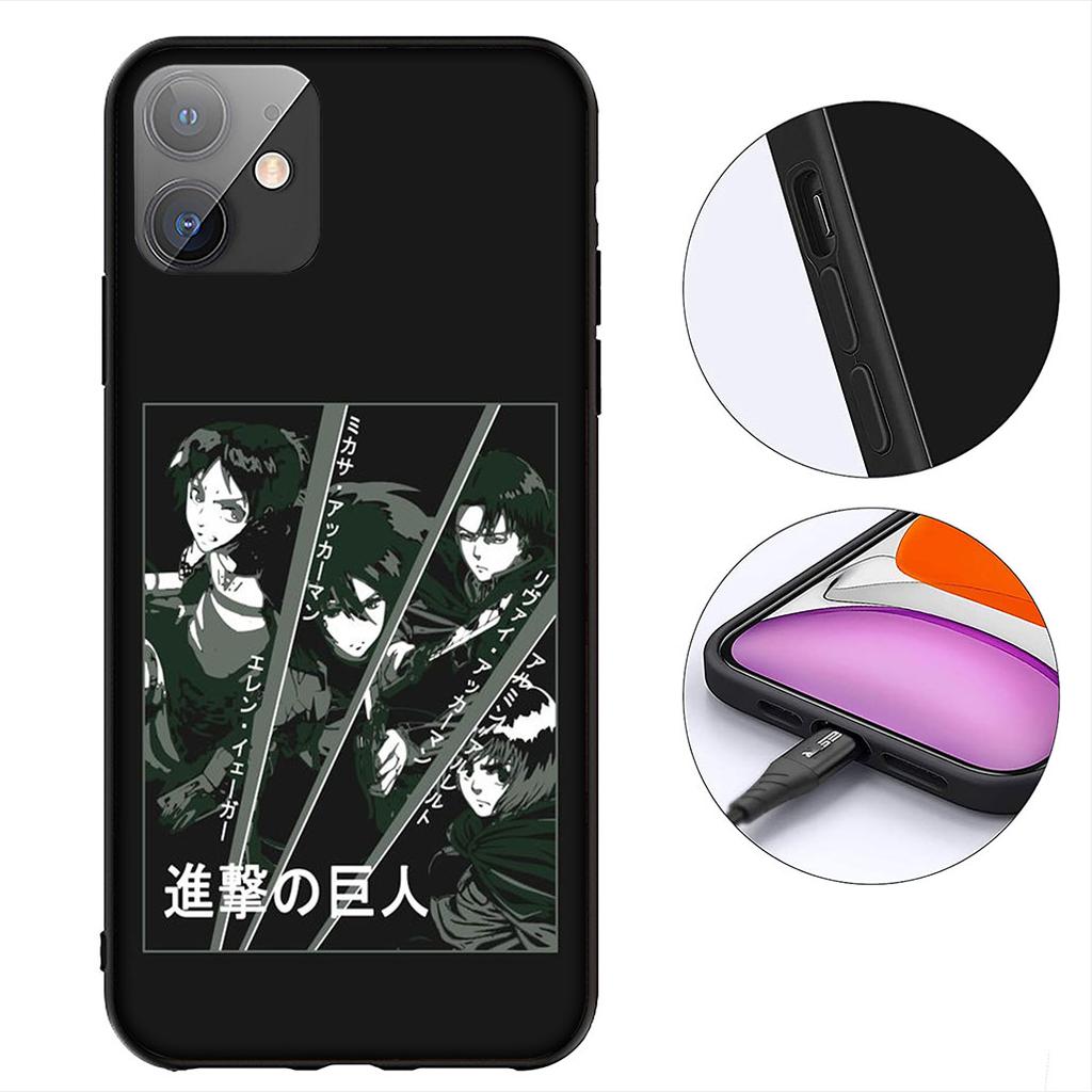 Jaeger levi Attack on titan Eren Phone Cover for Samsung Galaxy A06 A05 A14 A50 A51 A52 A12 A13 A23 A70 A07 A25 A26 A72 A56 Case