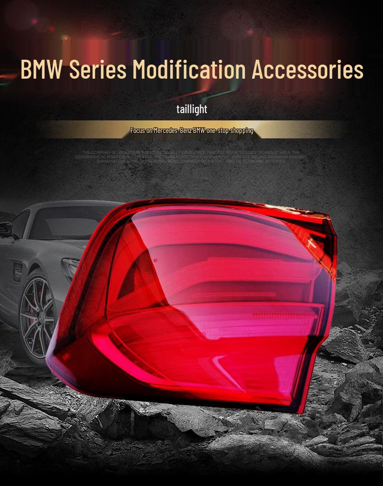 Compatible BMW 3 Series Taillight: F10LCI/F30LCI Rear Light for 2013 Model Upgraded to 2016.