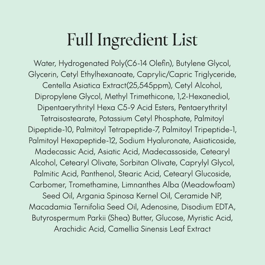 PURITO Centella Duftfreie Augencreme Koreanische Centella Beruhigende Gesichts-Augencreme für Empfindliche Haut für Gesicht Augenringe Falten Schwellungen Vegan