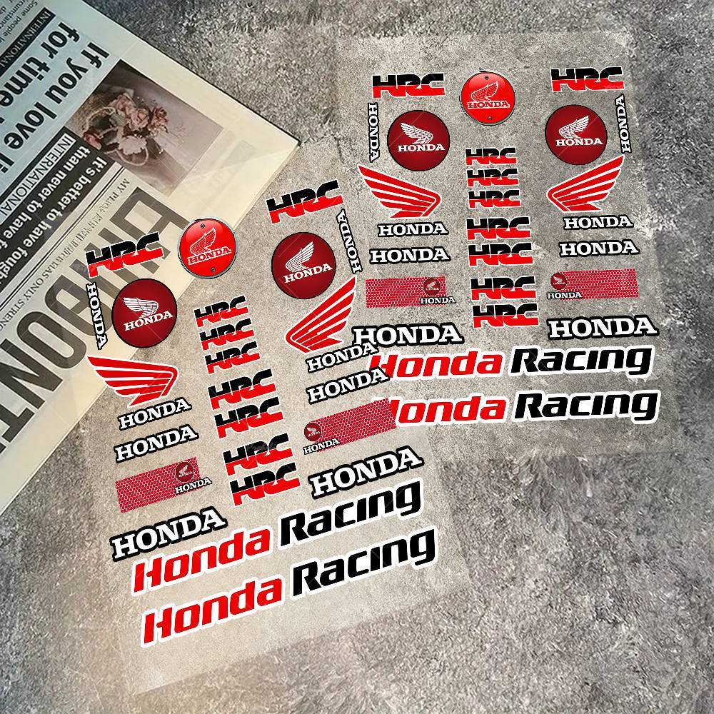 For Honda Reflective Motorcycle Stickers, 3M Safety Warning At Night In The Dark Scooter HelmetsOW3