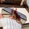 One-piece sunglasses, European and American large-frame integrated driving sunglasses, sunscreen sunglasses, women's high-end metal retro eyes