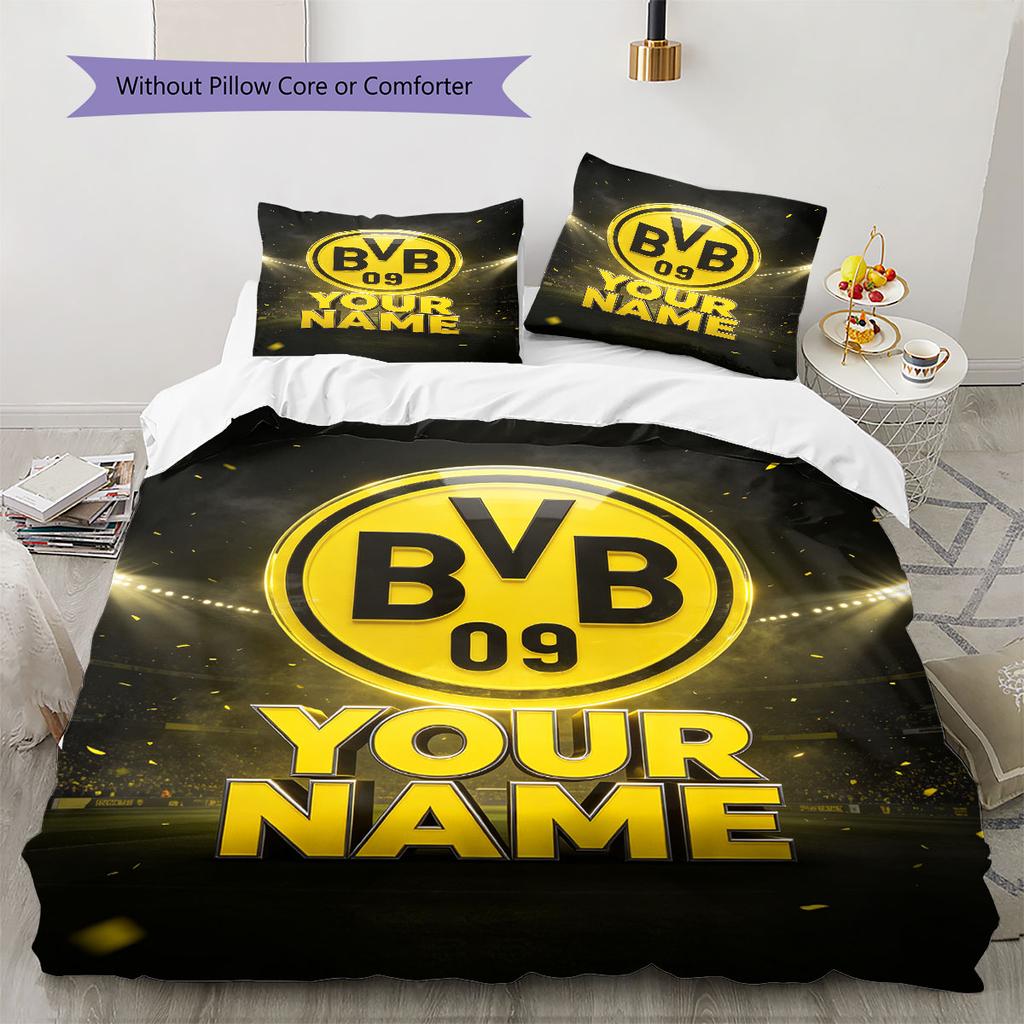 Custom Name,BVB 09 Pattern Bedding Home Decoration Birthday Gift ( 1 Duvet Cover + 2 Pillowcase, Without Core),fan Merchandise.