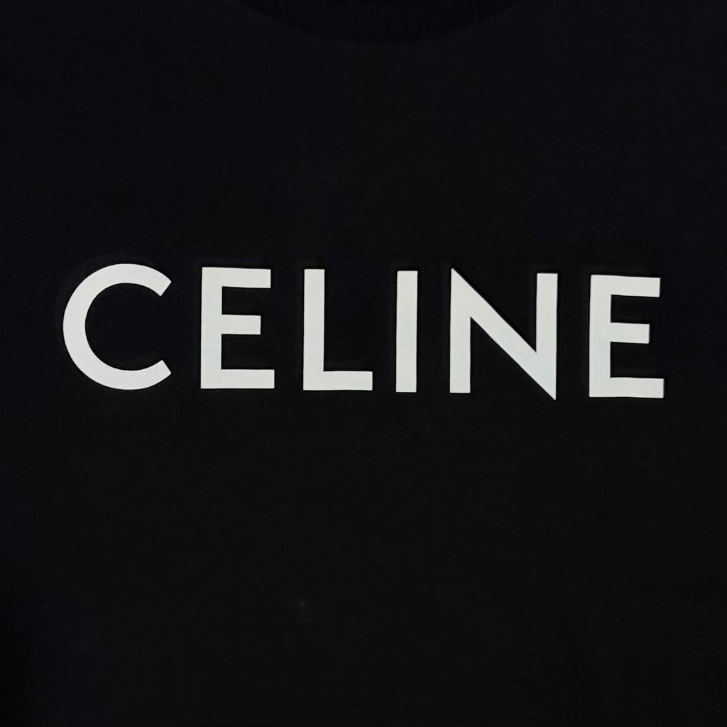 Used CELINEShort sleeve T-shirt black mens