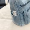 Denim Vintage Shoulder Bag Women Embroidered Cat Crossbody Bag