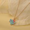 Rainbow Dinosaur Unicorn Friendship Necklace for Children – Creative Pendant Gift