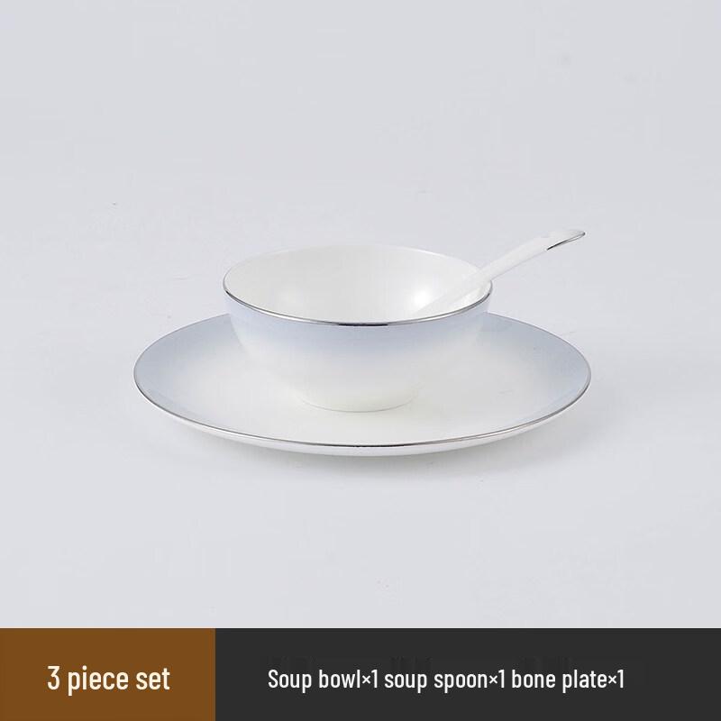 Sweet Elegant Hotel Bone China Tableware Set