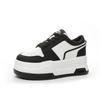 Platform white shoes women's leather  new board shoes women's height increase sports and leisure versatile women's shoes tide