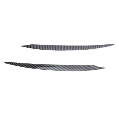Scheinwerfer Lids Augenbrauen Abdeckung Zierleiste Karbonfaser-Optik Wasserdicht Glatt Ersatz für 7 R 7.5 MK 7.5 GTD R
