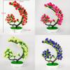 Simulation Potted Rose Plant With Flowers And Green Plants Decoration Table
